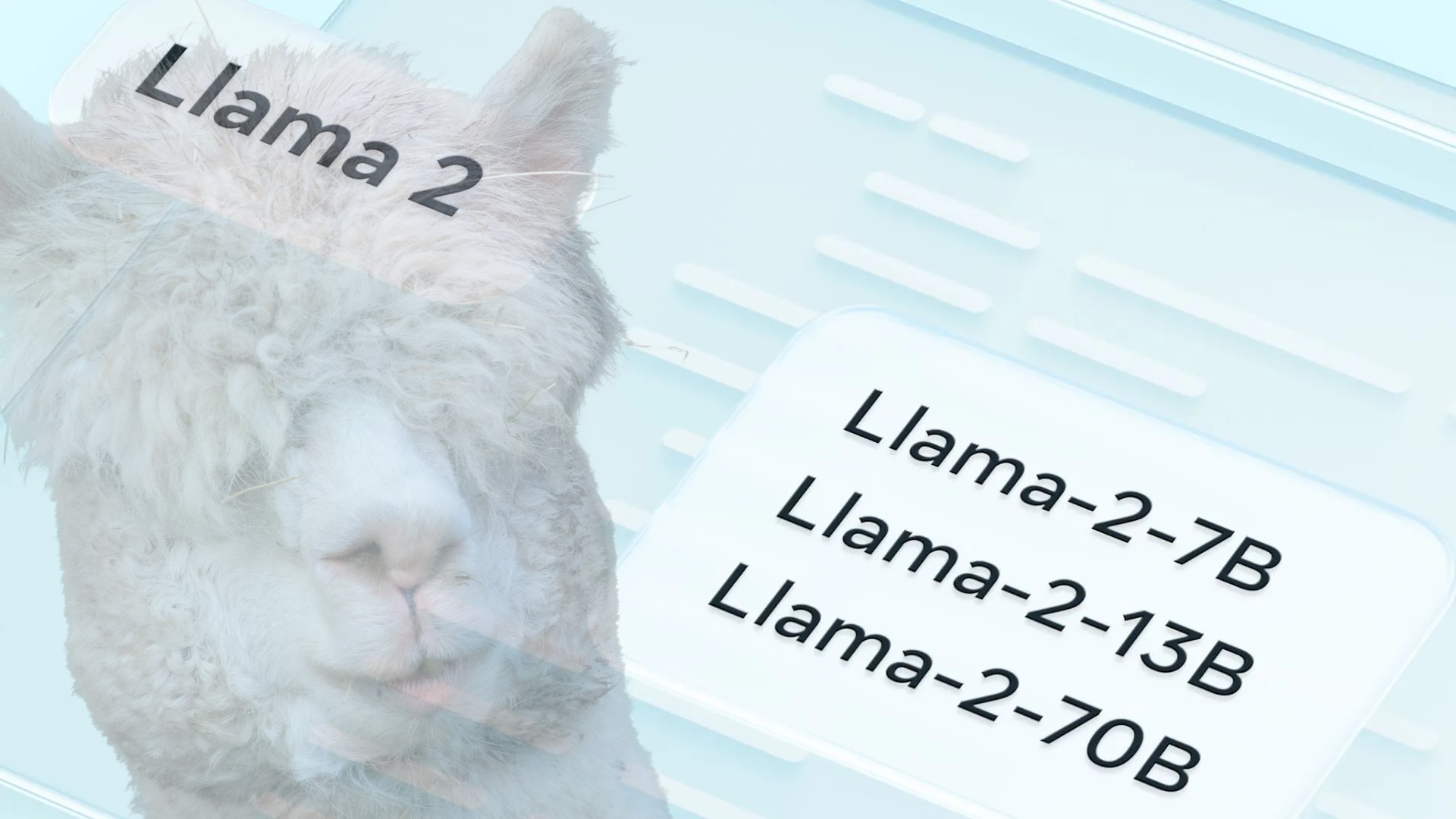 Llama 2 (image adapted from about.fb.com/news/2023/07/llama-2/)